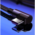 USB-3.0-Mann zum rechten Winkel schnelles Kabel